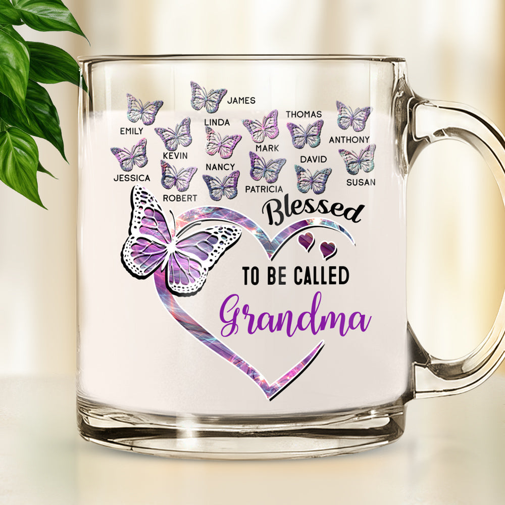 Blessed Mimi Version 2 - Personalized Custom Glass Mug