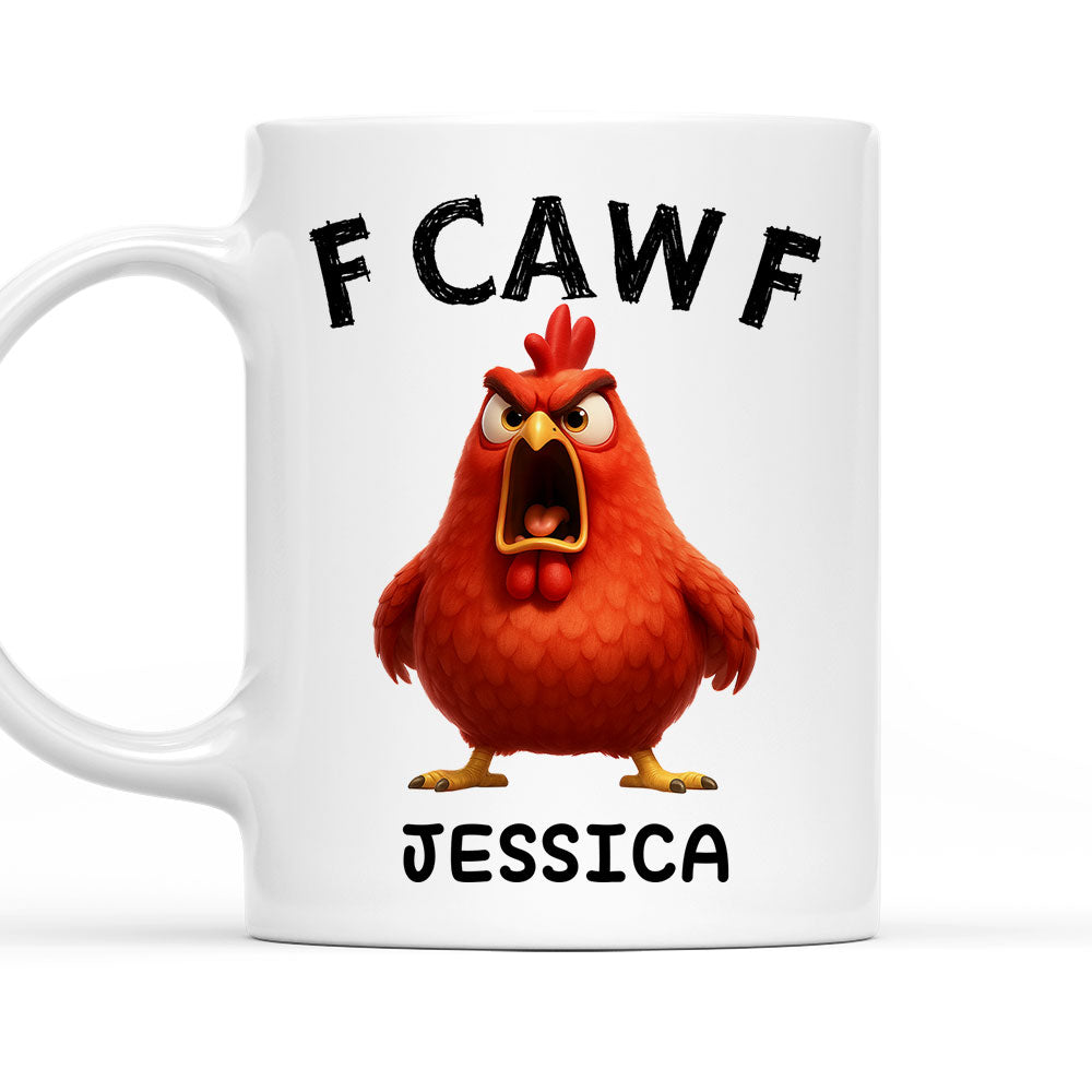 Fueled By Pure Cawfee Power - Personalized Custom Coffee Mug