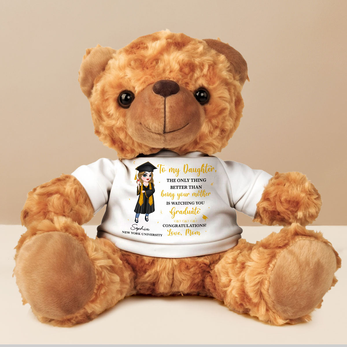 Watching You Graduate - Personalized Custom Cuddle Bear
