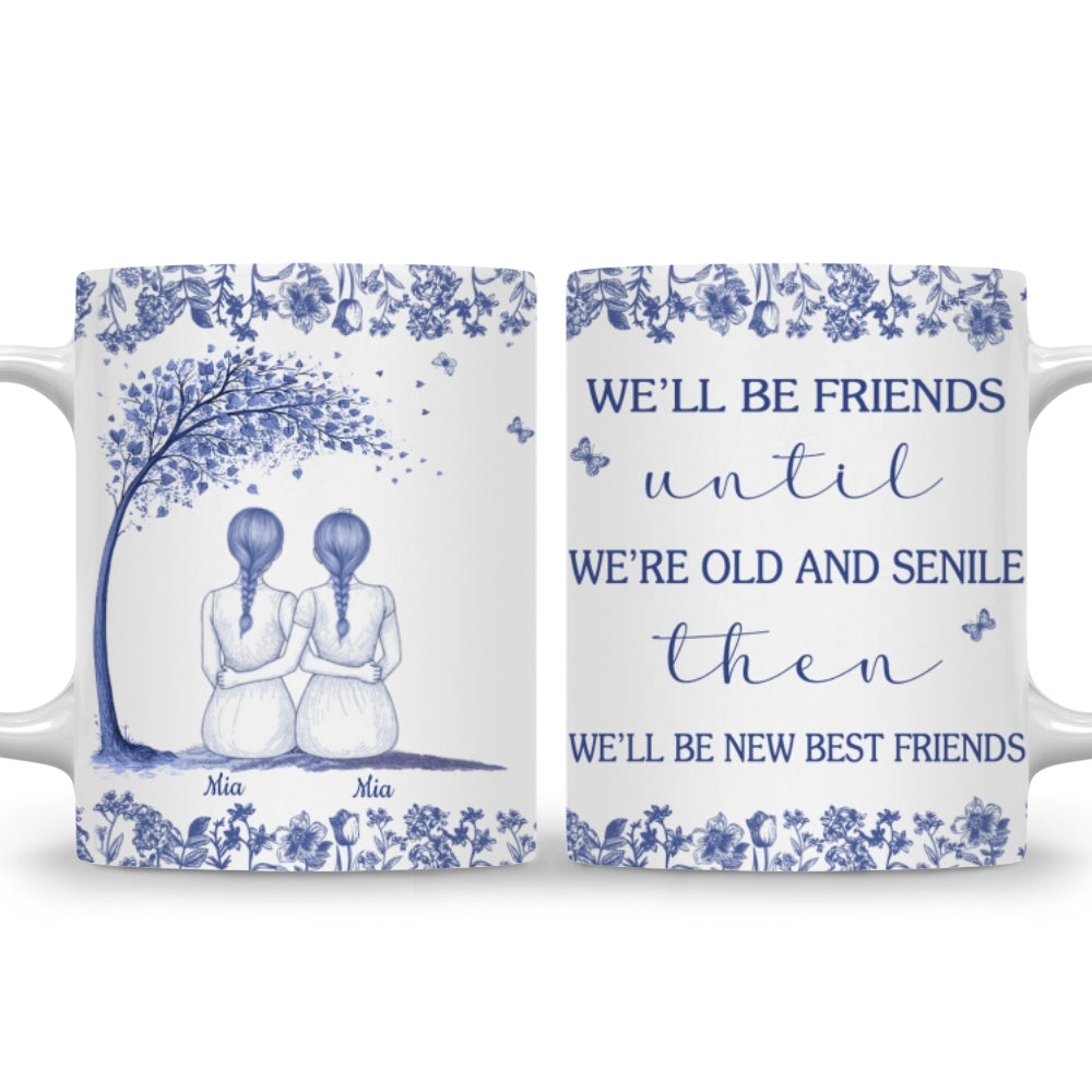 Friendship For A Lifetime - Personalized Custom Coffee Mug