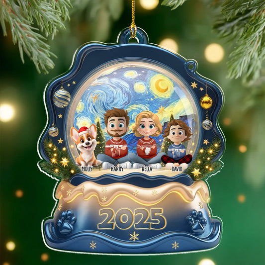 The Forever Together Family - Personalized Custom Acrylic Ornament