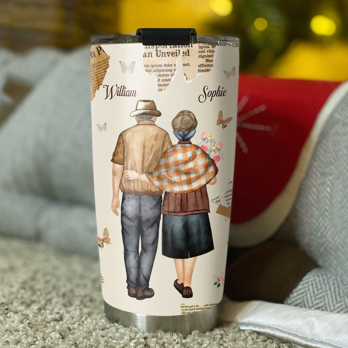 Grow Old With You - Personalized Custom Tumbler