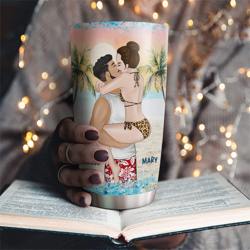 To The Beach - Personalized Custom Tumbler