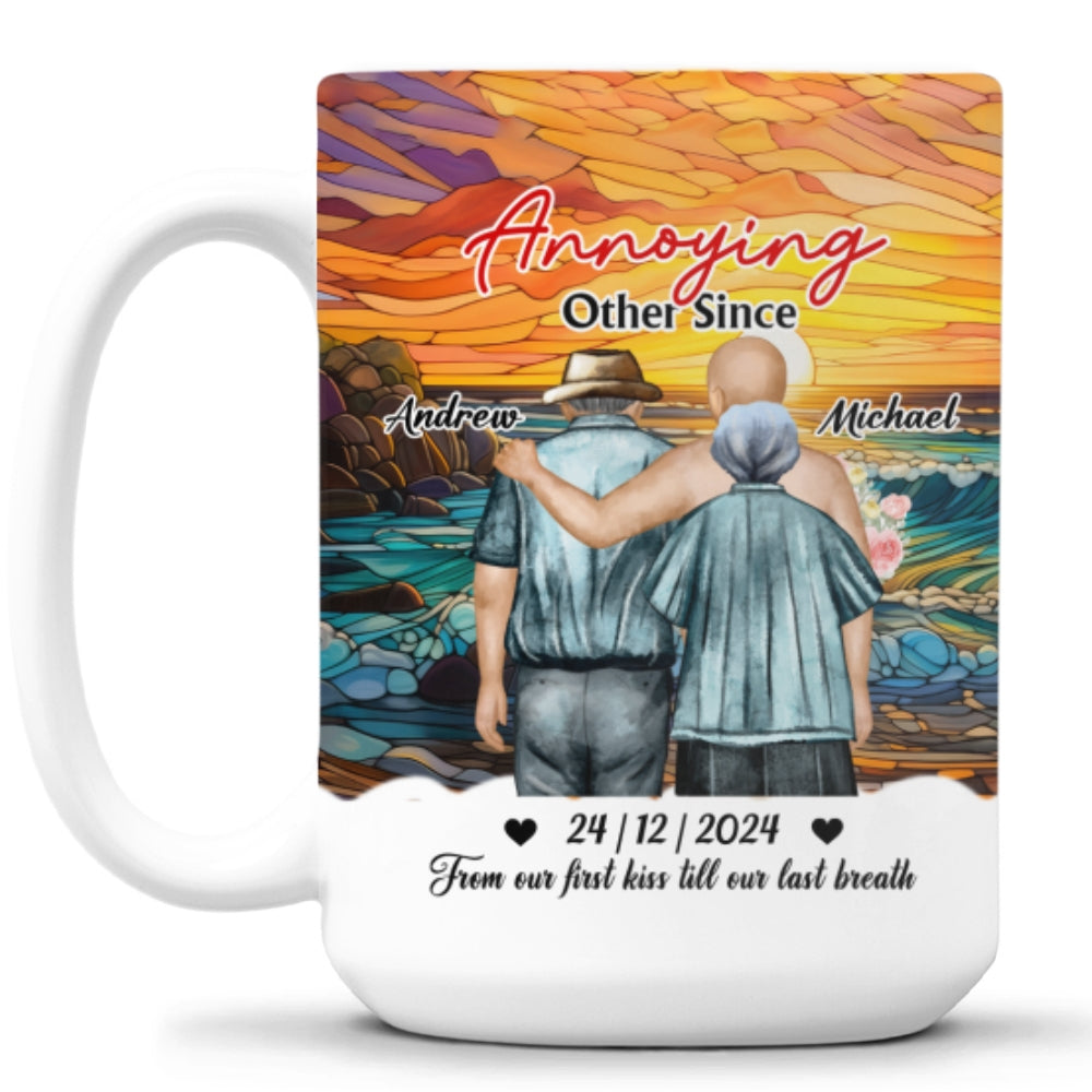 From Our First Kiss - Personalized Custom Coffee Mug