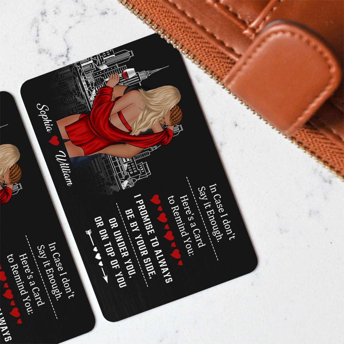 I Love You For Who You Are - Personalized Custom Wallet Card