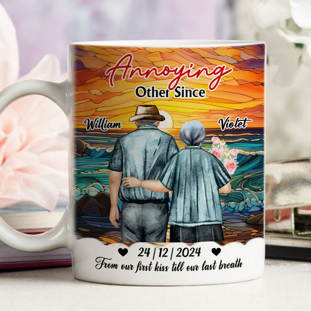 From Our First Kiss - Personalized Custom Coffee Mug