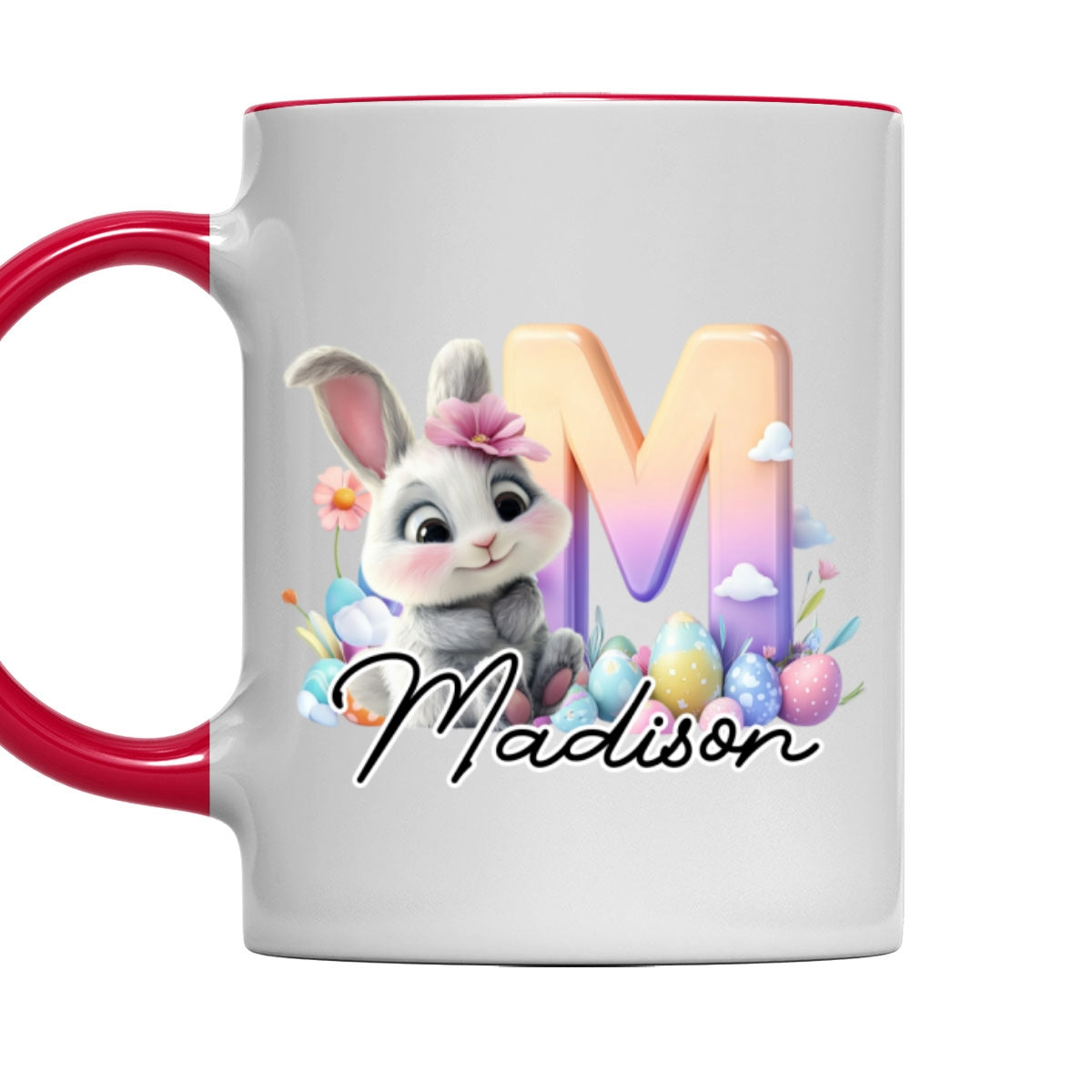 Lovely Bunny Kid - Personalized Custom Accent Mug