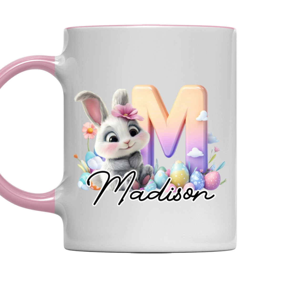Lovely Bunny Kid - Personalized Custom Accent Mug