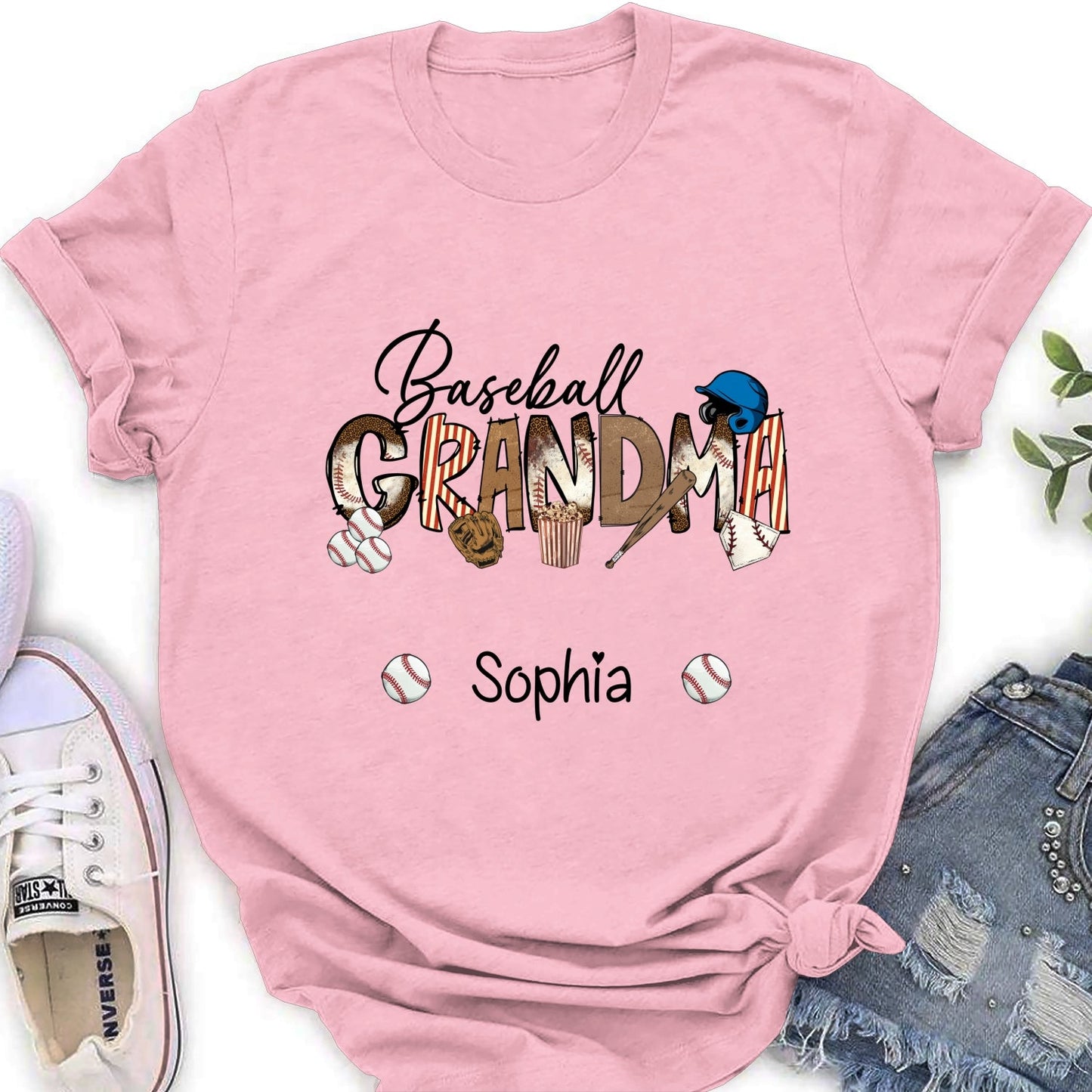 Baseball Mama - Personalized Custom Shirt