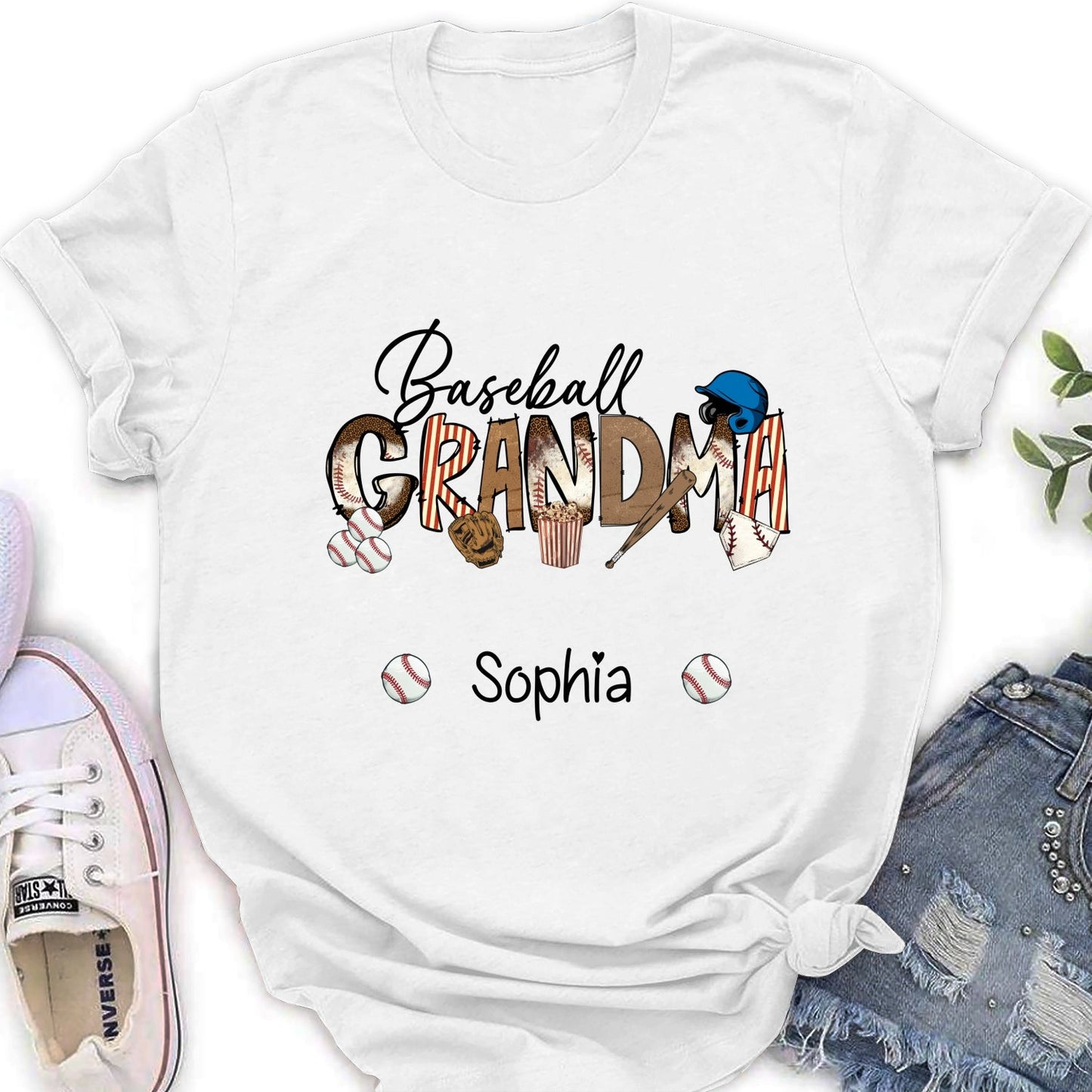 Baseball Mama - Personalized Custom Shirt