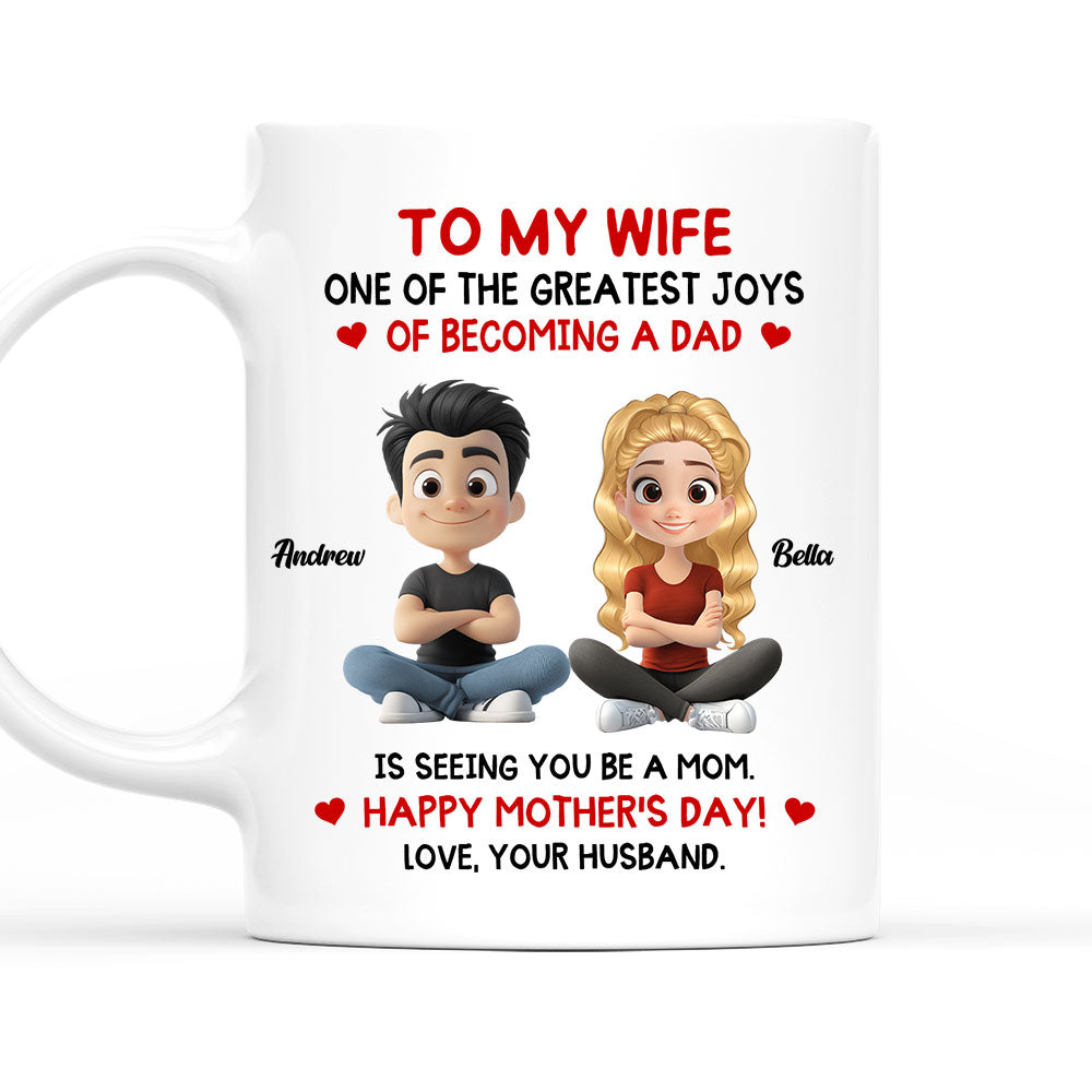 Seeing You As A Mom - Personalized Custom Coffee Mug