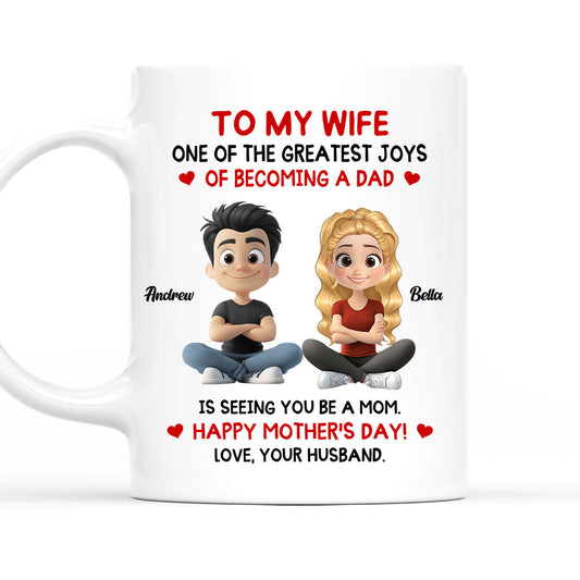 Seeing You As A Mom - Personalized Custom Coffee Mug