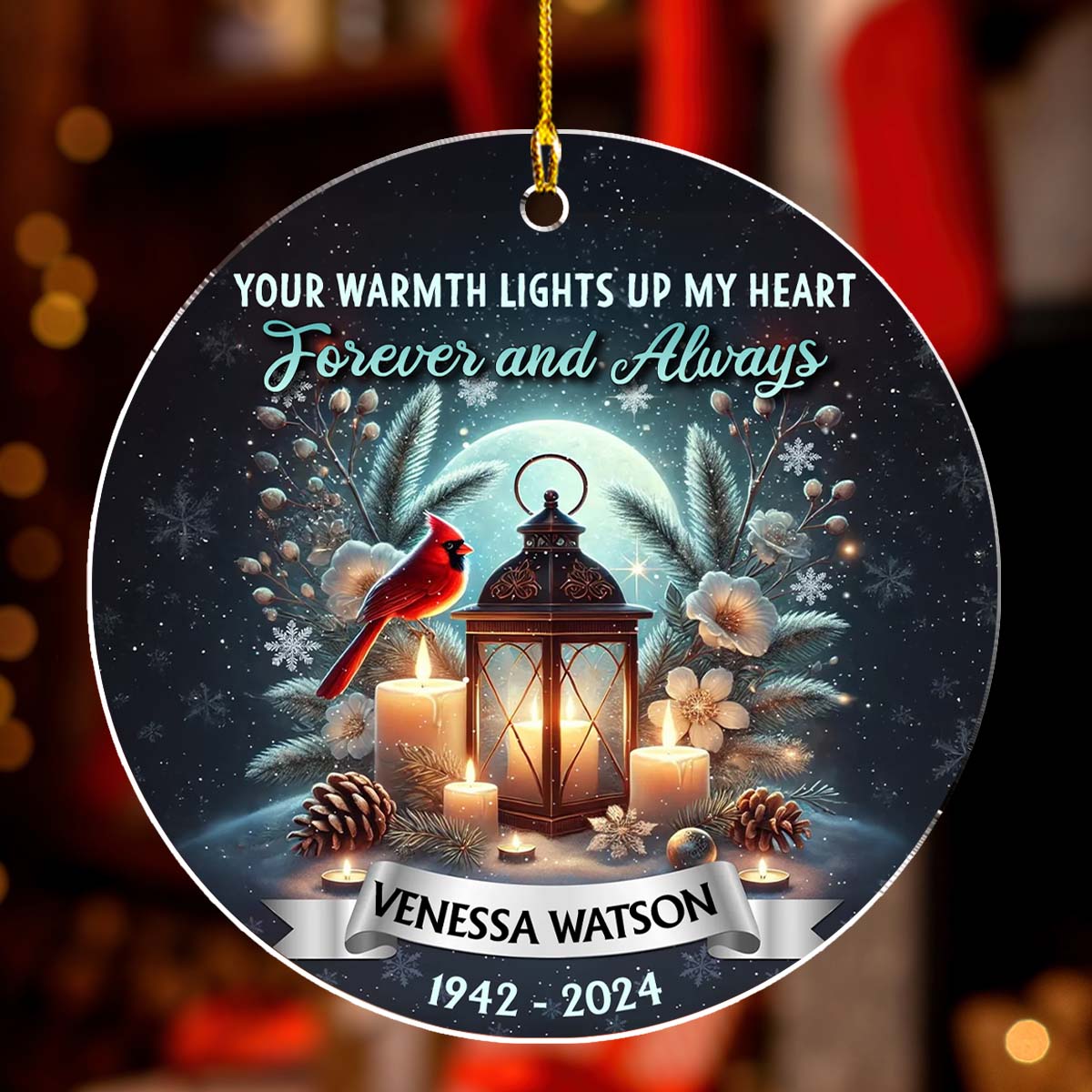 Forever And Always - Personalized Custom Acrylic Ornament
