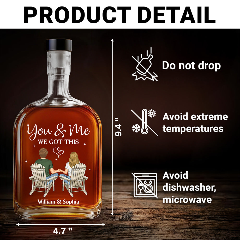 We Got This - Personalized Custom Spirits Decanter