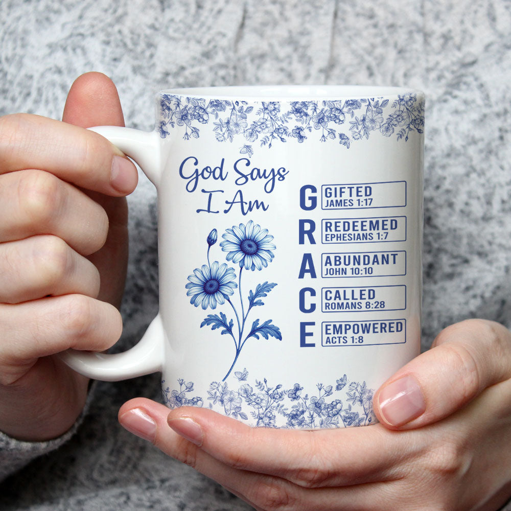 As God Says - Personalized Custom Coffee Mug
