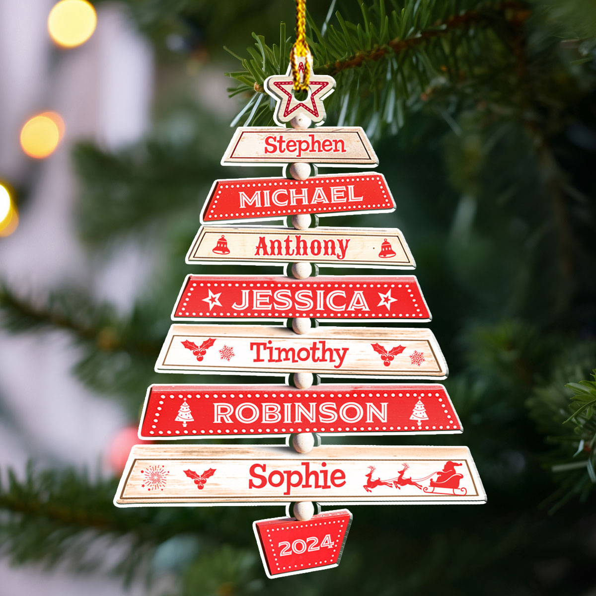 Family Tree - Personalized Custom Acrylic Ornament