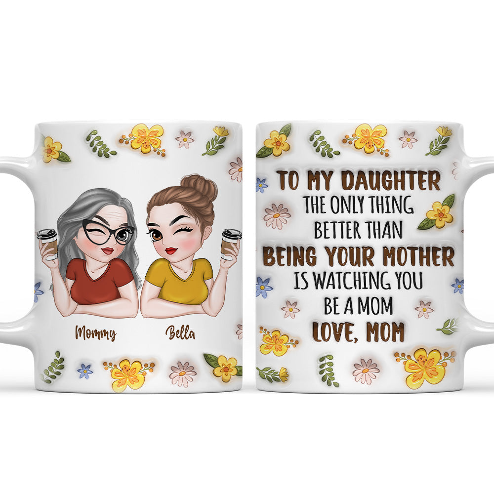 Watching You - Personalized Custom 3D Inflated Effect Mug