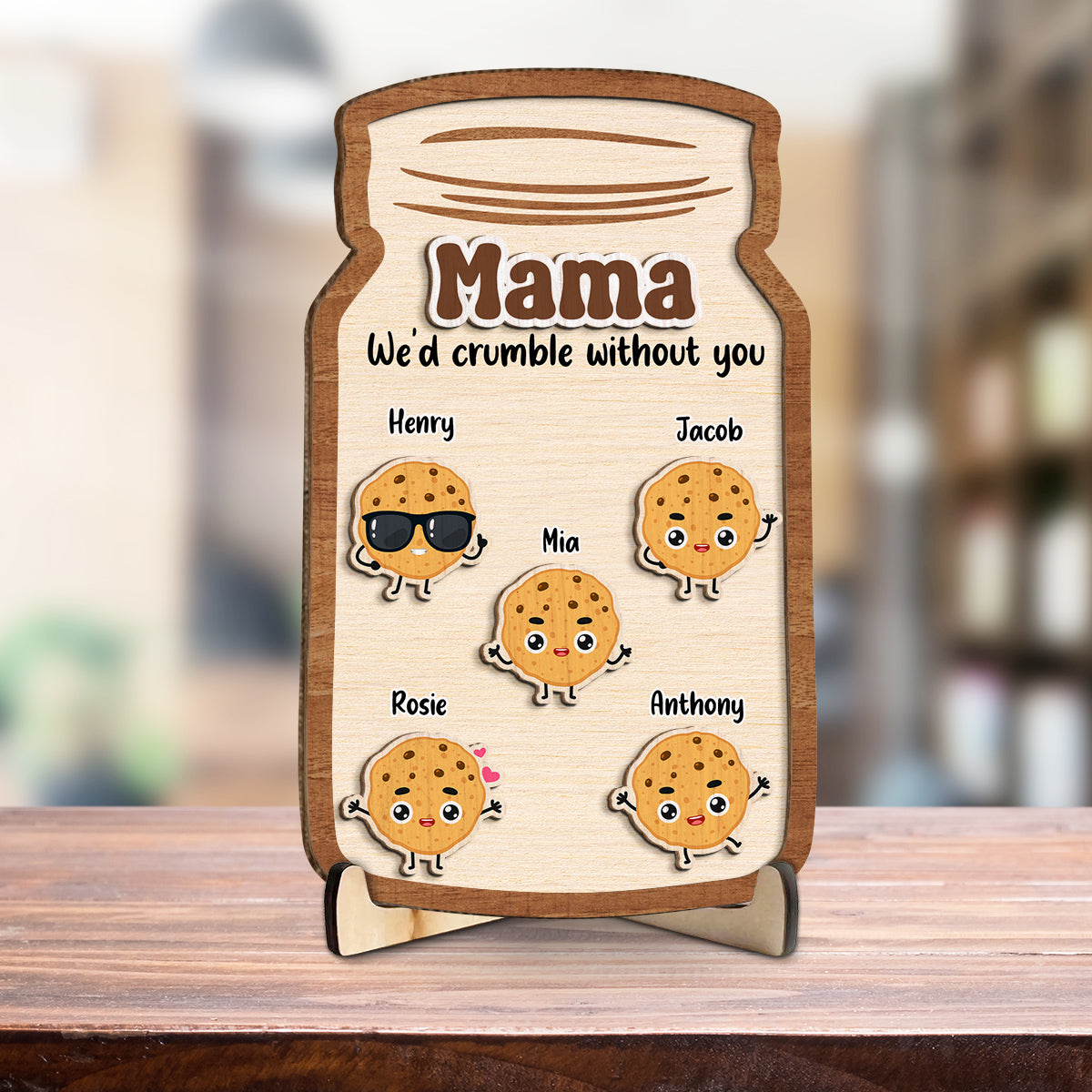 Grandma Cookies - Personalized Custom Wooden Plaque