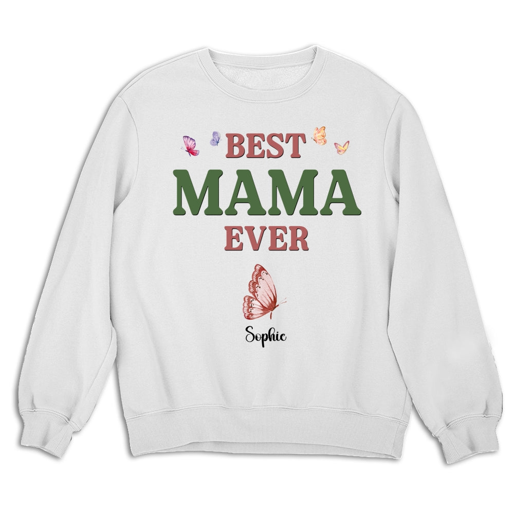 A Mom Blooms Like A Butterfly - Personalized Custom Shirt