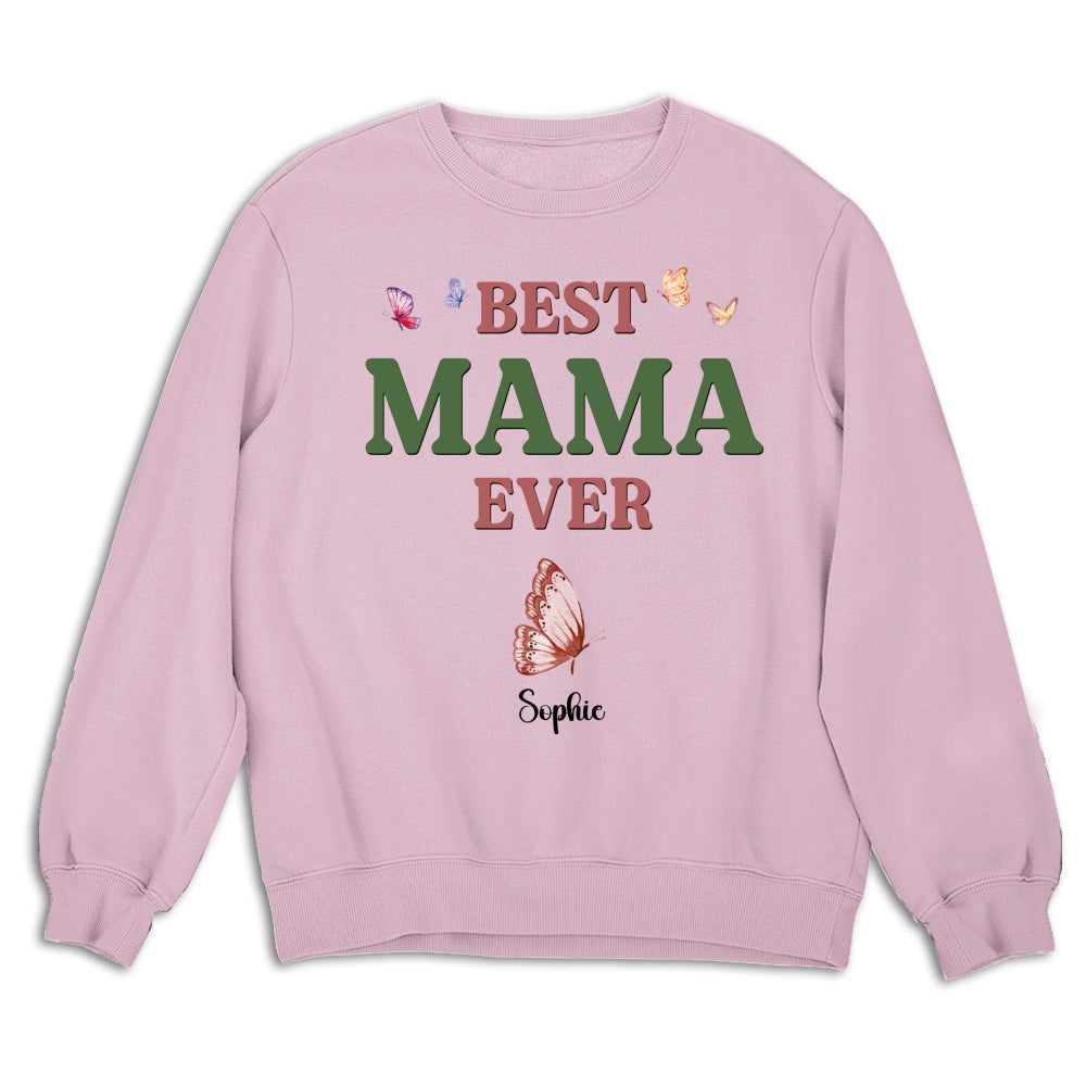 A Mom Blooms Like A Butterfly - Personalized Custom Shirt
