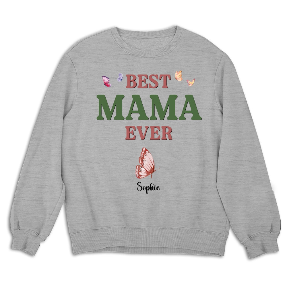 A Mom Blooms Like A Butterfly - Personalized Custom Shirt