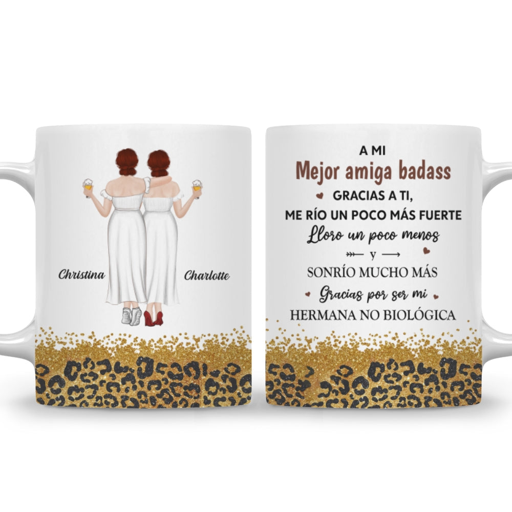Gracias A Ti Me Río Un Poco Más Fuerte â€?Taza de café personalizada