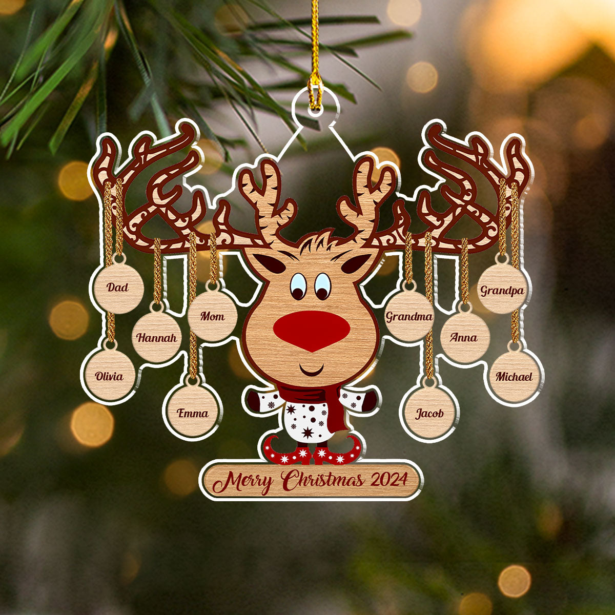 Sweet Family - Personalized Custom Acrylic Ornament