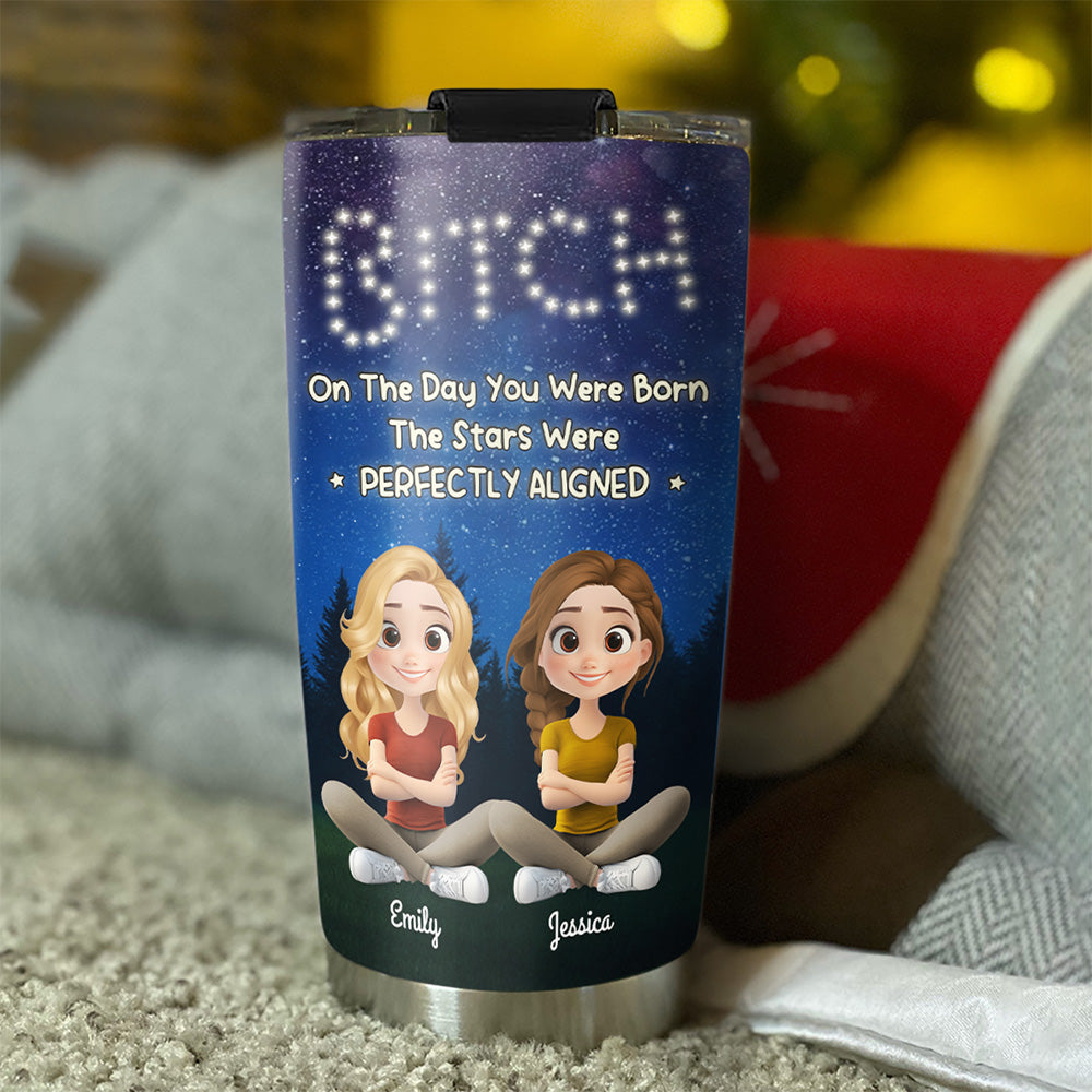 On The Day You Were Born - Personalized Custom Tumbler