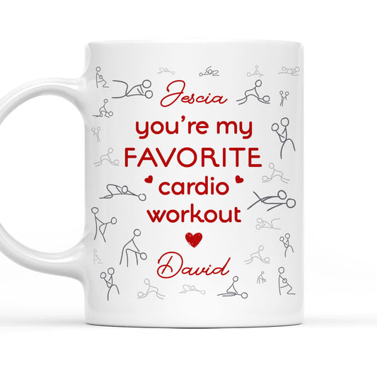 Favorite Cardio Workout - Personalized Custom Coffee Mug