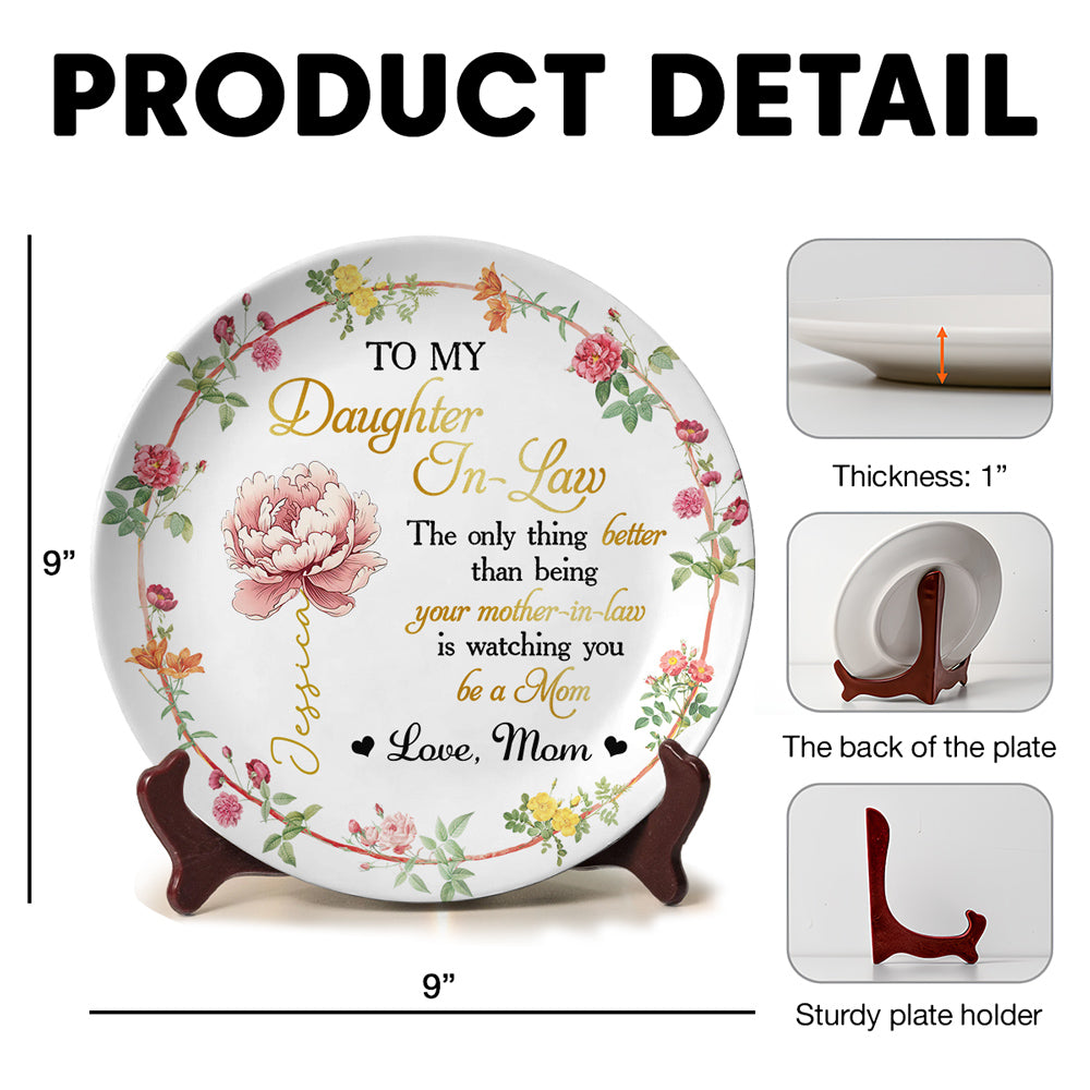 Love My Daughter In Law - Personalized Custom Plate