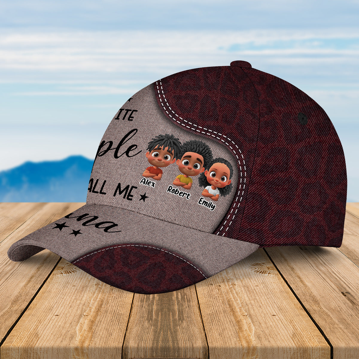 My Favorite People Call Me Grandma - Personalized Custom Classic Cap