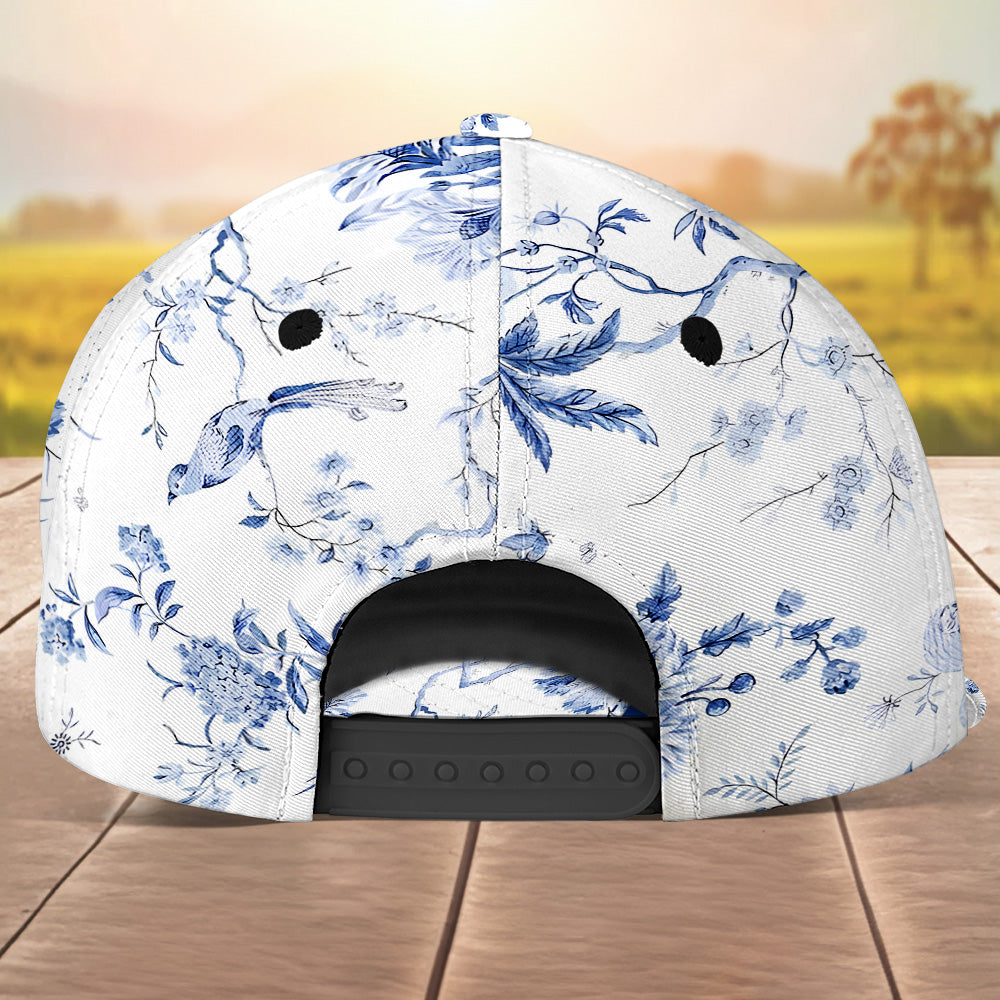 Love Being Grandma Toile - Personalized Classic Cap