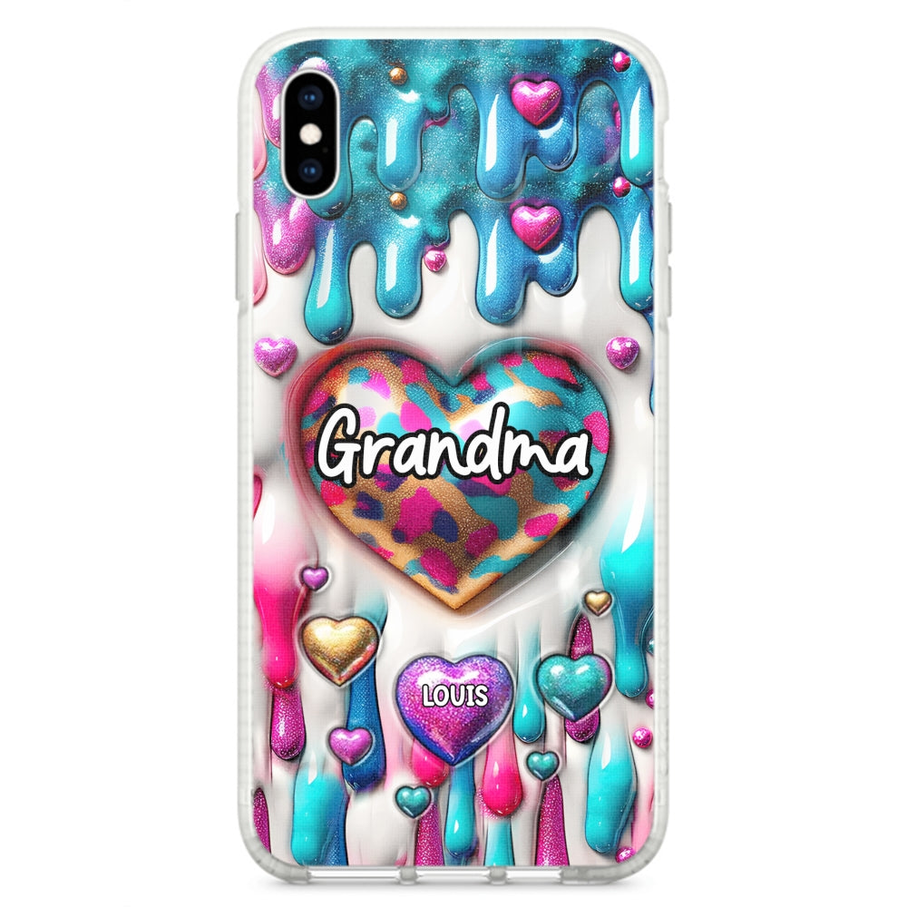 Lovely Grandkids - Personalized Custom 3D Inflated Effect Phone Case