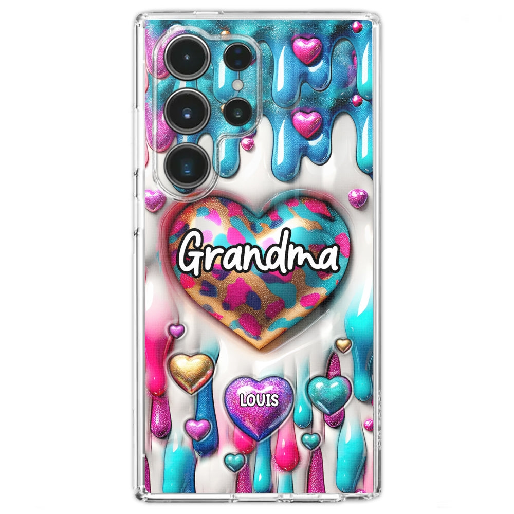 Lovely Grandkids - Personalized Custom 3D Inflated Effect Phone Case