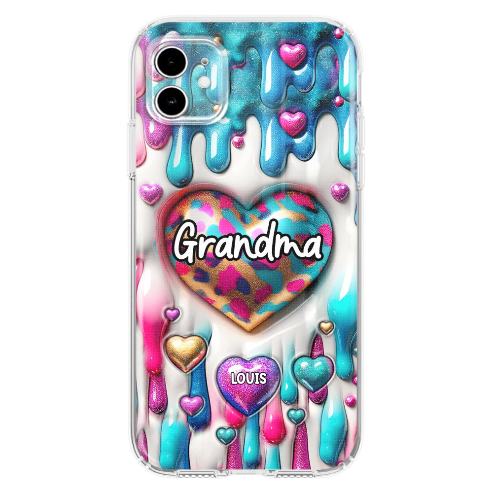Lovely Grandkids - Personalized Custom 3D Inflated Effect Phone Case