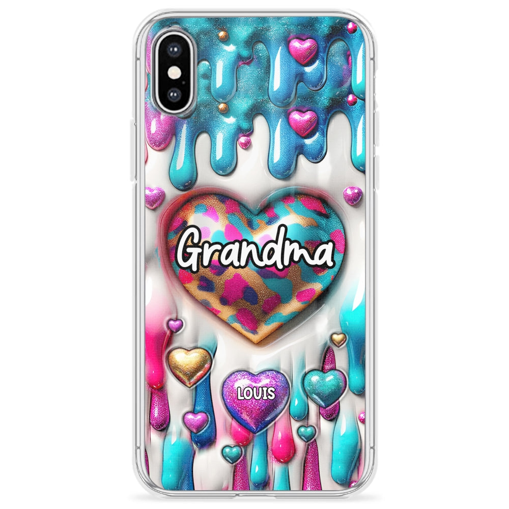 Lovely Grandkids - Personalized Custom 3D Inflated Effect Phone Case