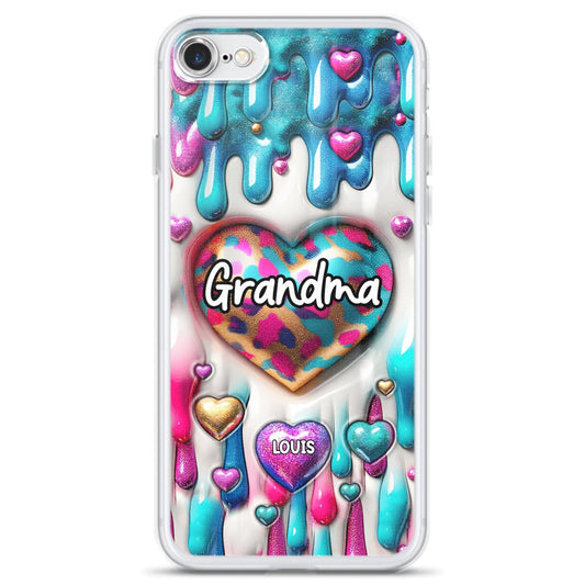 Lovely Grandkids - Personalized Custom 3D Inflated Effect Phone Case