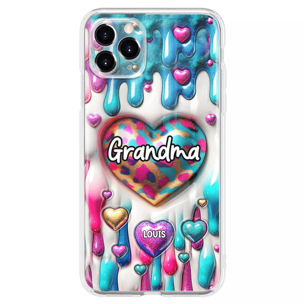 Lovely Grandkids - Personalized Custom 3D Inflated Effect Phone Case