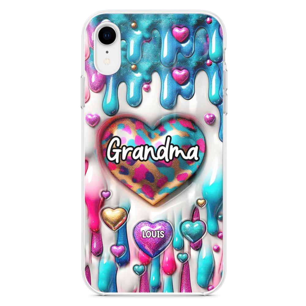 Lovely Grandkids - Personalized Custom 3D Inflated Effect Phone Case