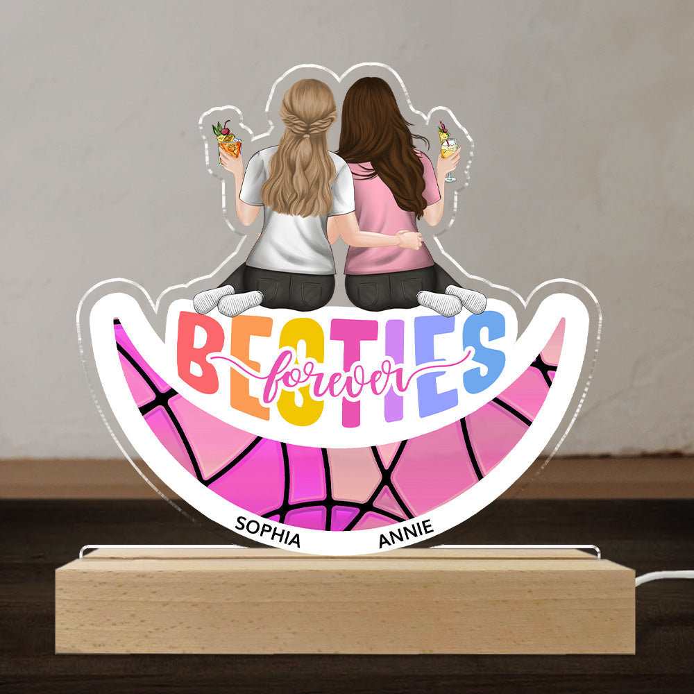Best Friends Forever - Personalized Custom LED Light