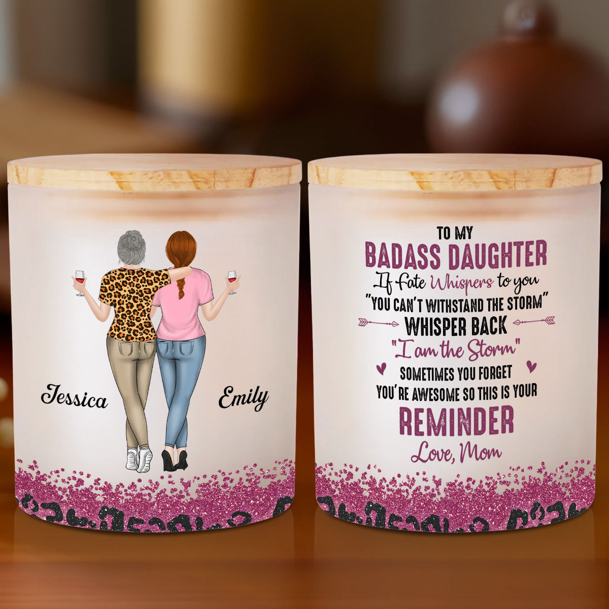 This Is Your Reminder - Personalized Custom Glass Jar With LED Candle