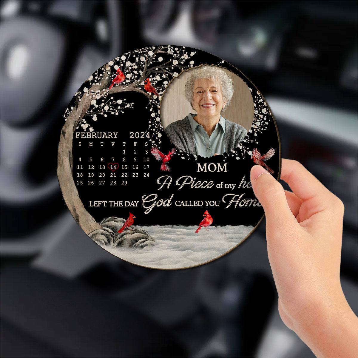 My Heart Changed Forever - Personalized Custom Car Visor Clip