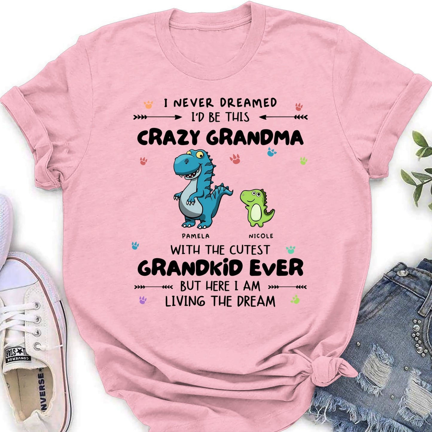 The Dream With My Grandkid - Personalized Custom Shirt