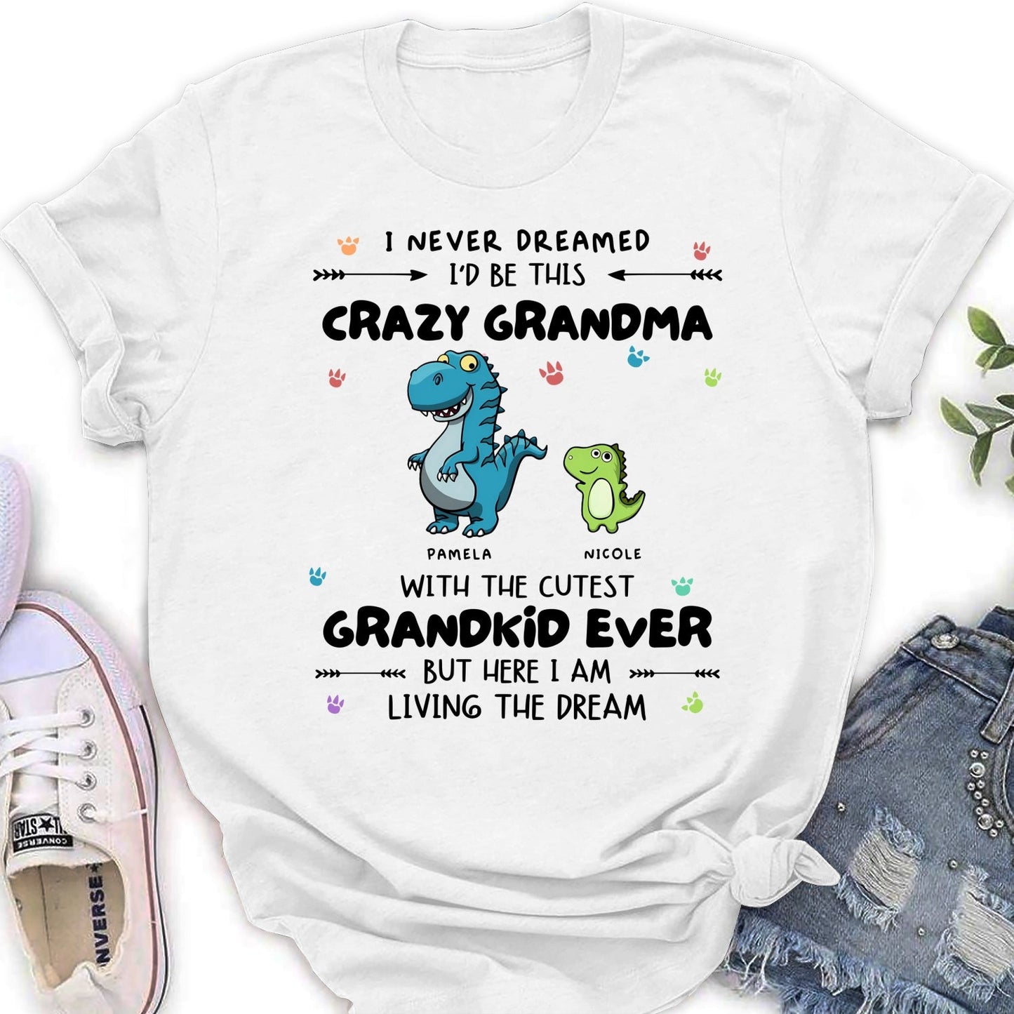 The Dream With My Grandkid - Personalized Custom Shirt