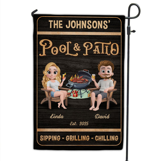 We At Pool And Patio - Personalized Custom Flag