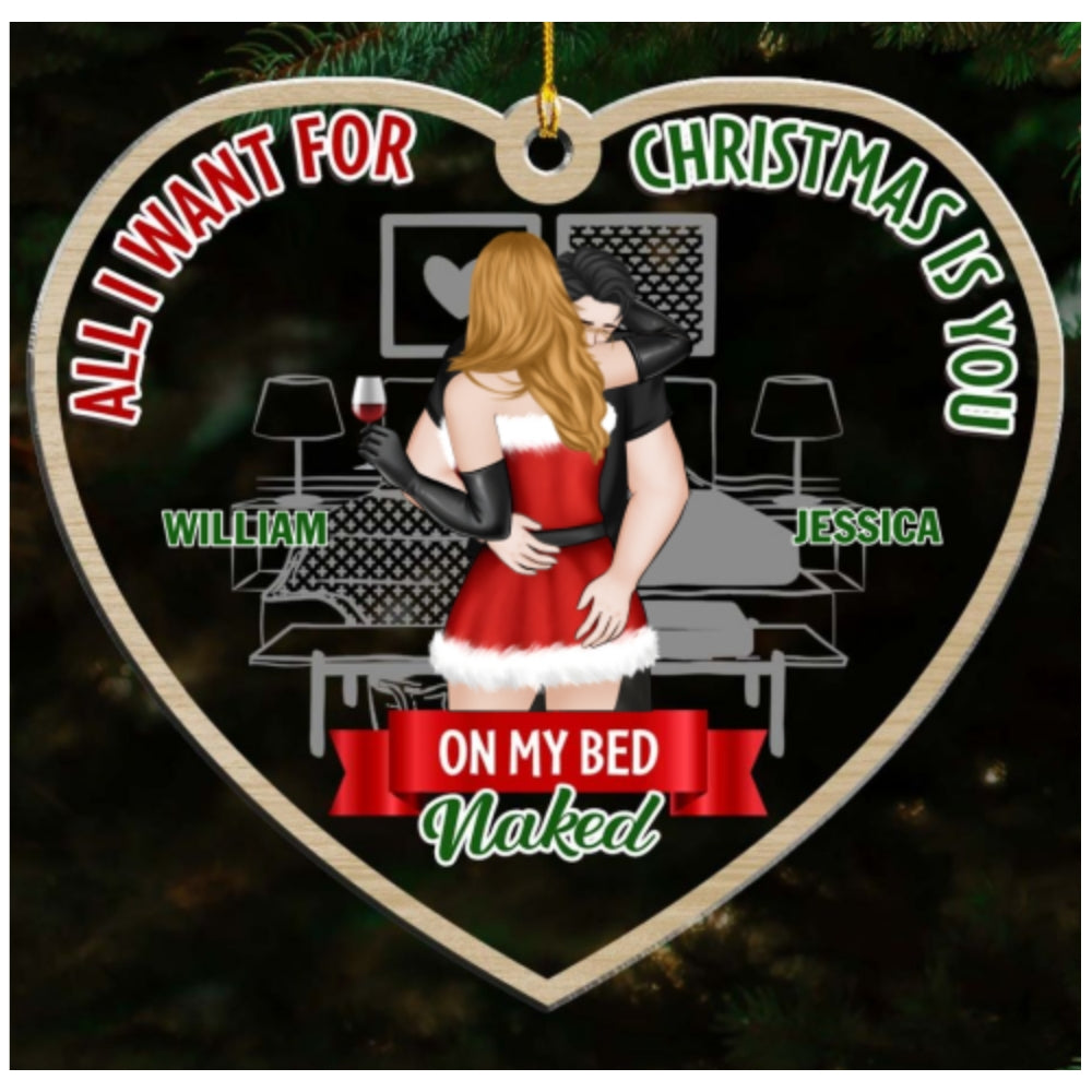 Tell Me I'm Yours - Personalized Custom Acrylic Ornament