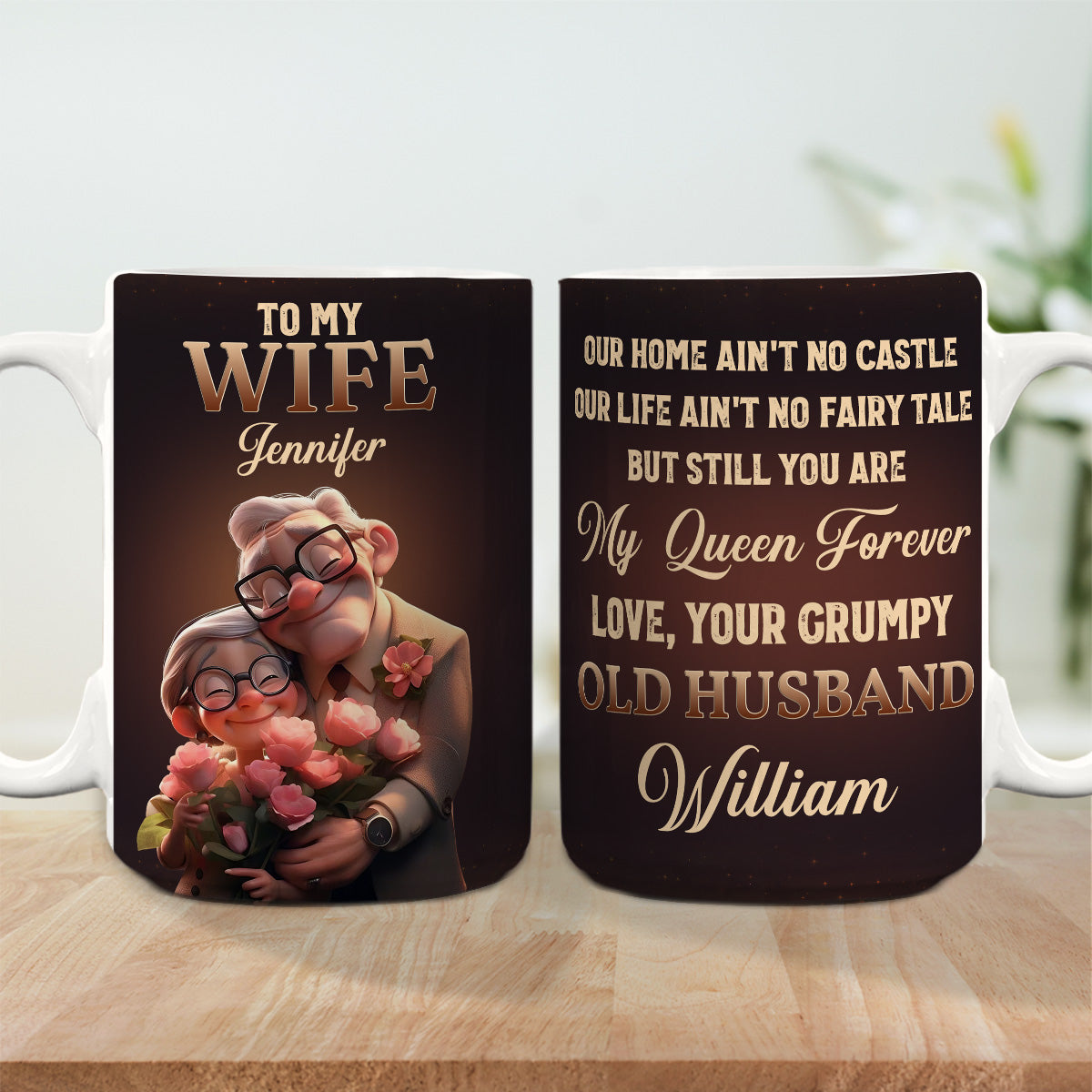 You Are My Queen Forever - Personalized Custom Coffee Mug
