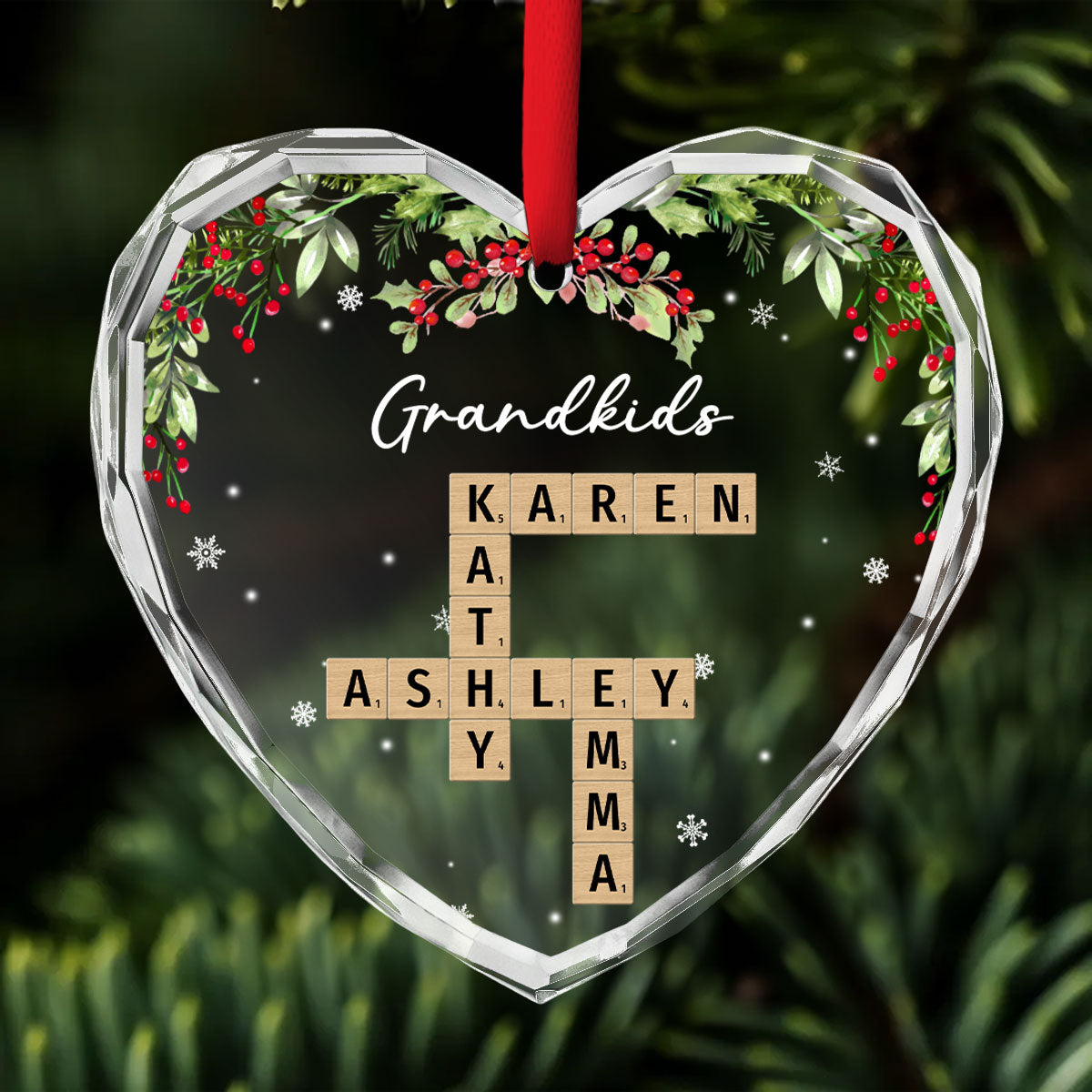 Your Love Melts My Heart  - Personalized Custom Glass Ornament