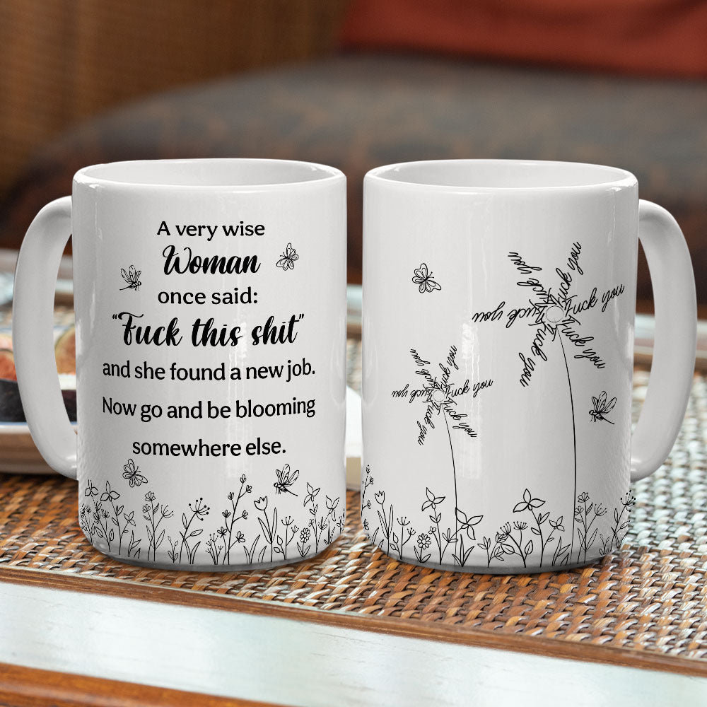 New Job But Same Hidden Sass - Personalized Custom Coffee Mug