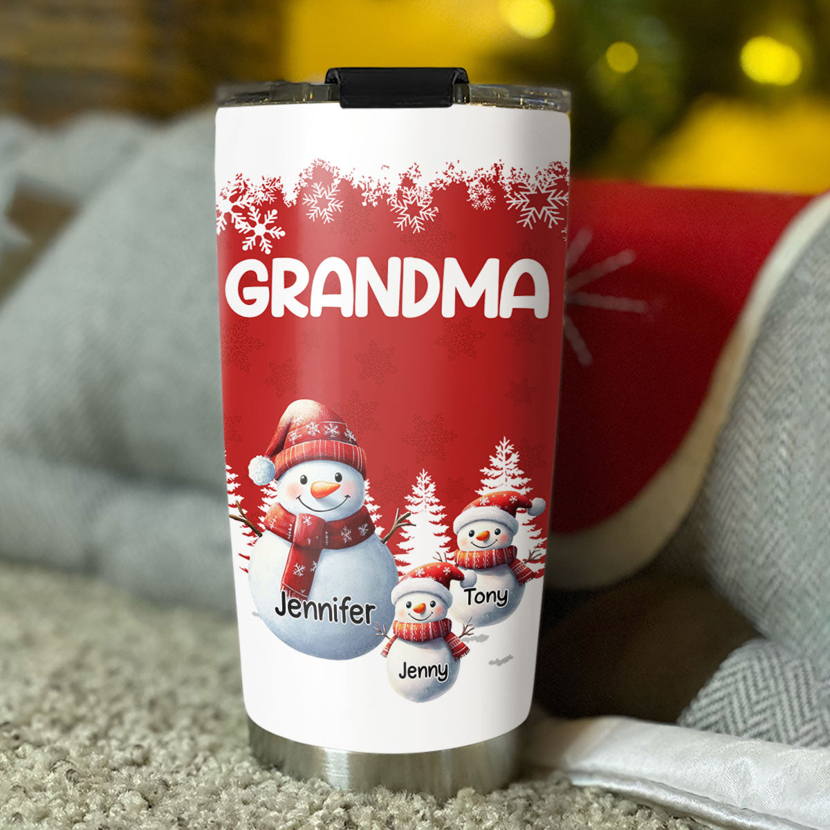 My Fav People Call Me Grandma - Personalized Custom Tumbler